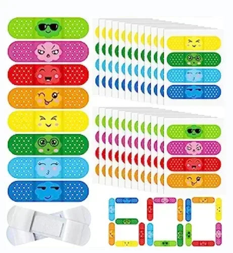 10pcs Cartoon Mermaid Horse Adhesive Bandages for Kids