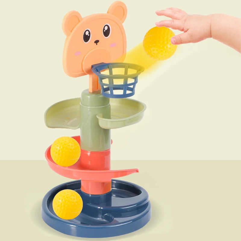 Montessori Rolling Ball Track for Babies 0-36 Months