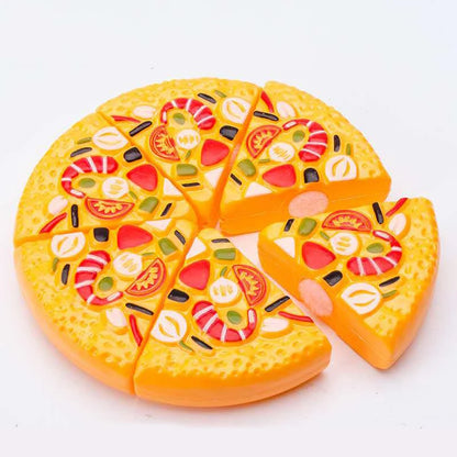 Kids' Pretend Play Kitchen Set with Cutting Food Toys