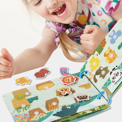 Montessori Busy Book for Early Learning in Children 1-3 Years
