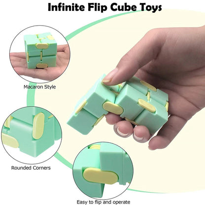 Anti-Stress Infinite Flip Cube for Adults and Kids
