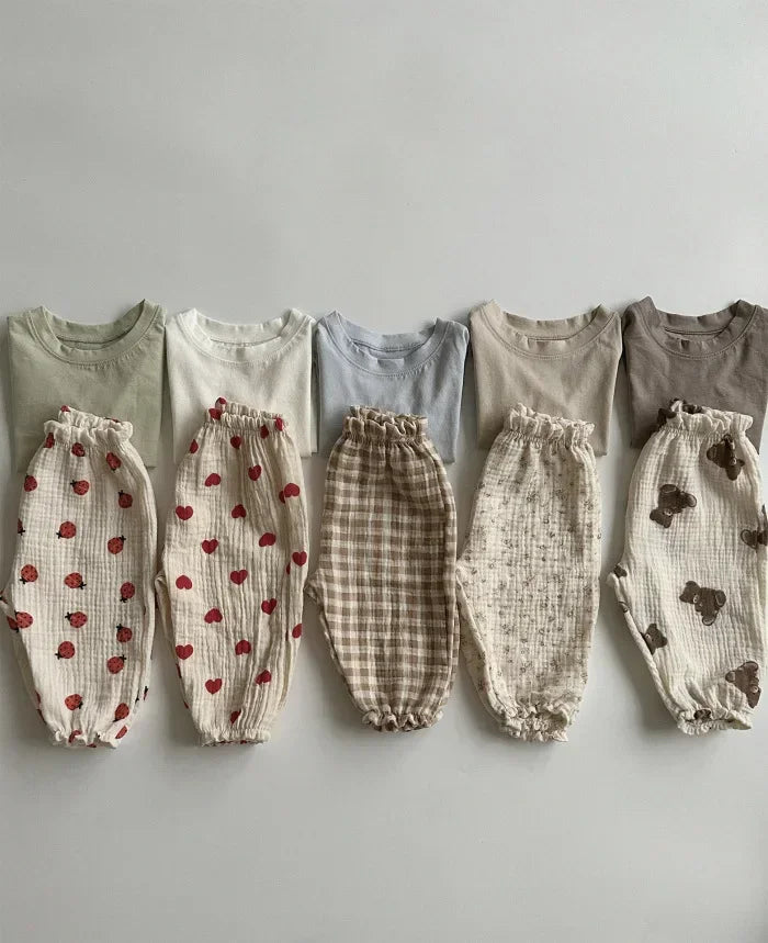 Organic Cotton Baby Pants for Newborns and Toddlers