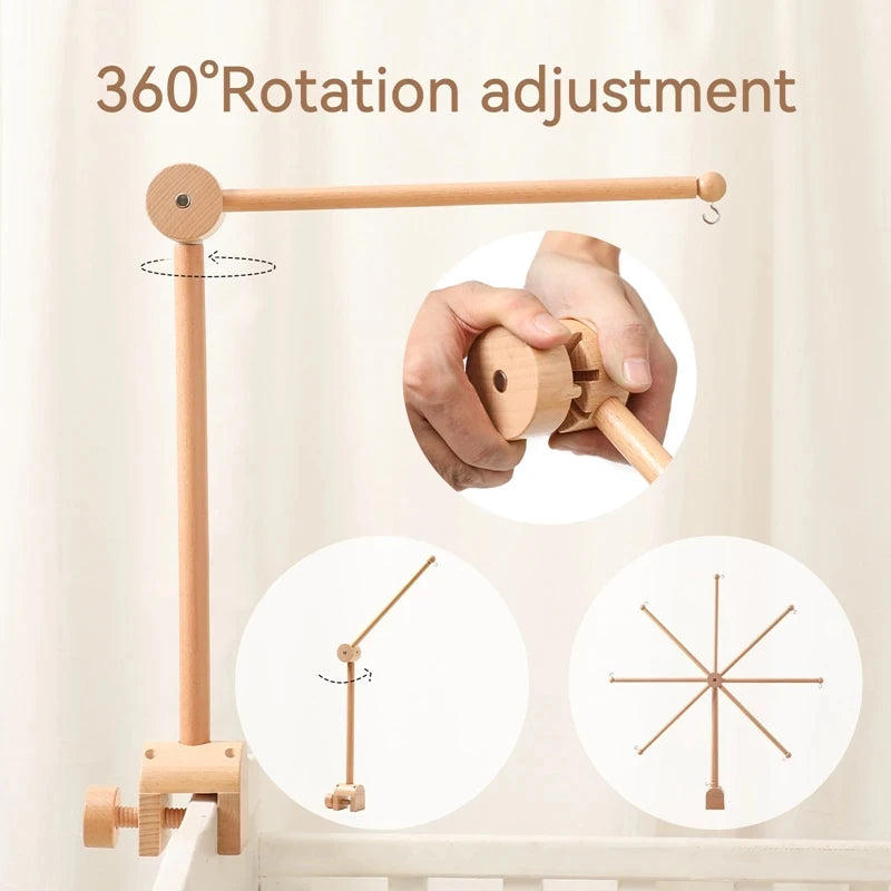 Baby Crib Music Box Rattle - Soothing Toy for Newborns