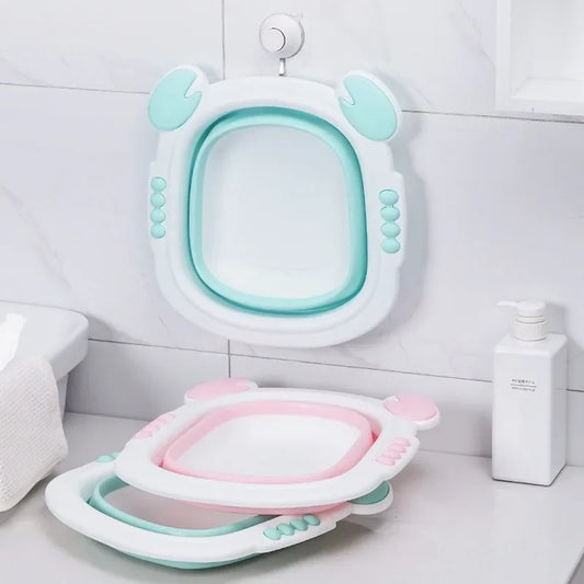 Foldable Baby Bath Tub for Travel - Lightweight & Compact