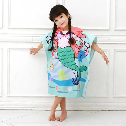 Dinosaur Hooded Bathrobe for Kids and Infants