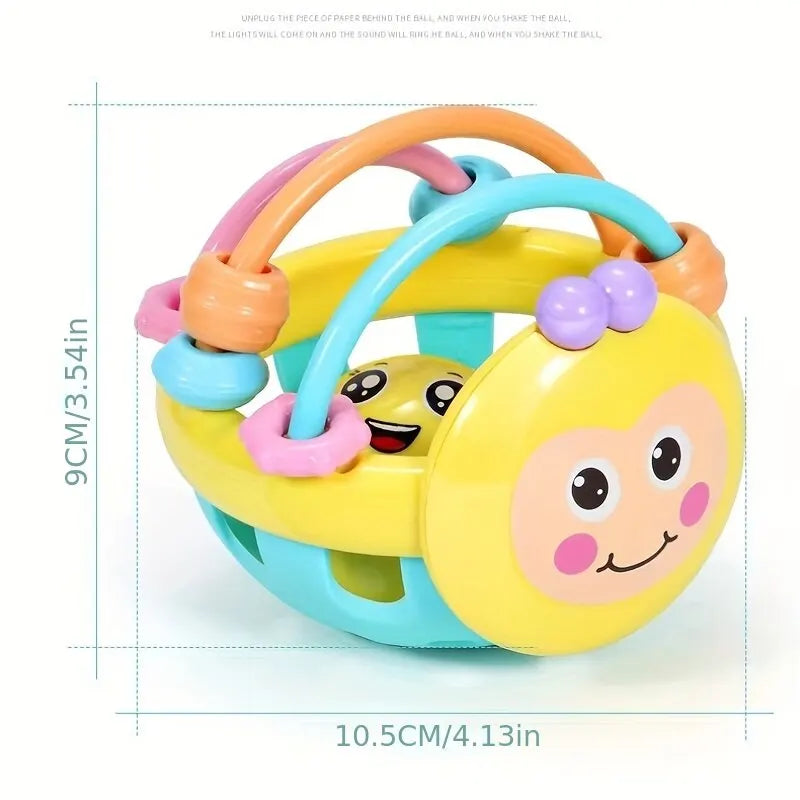 Bendy Baby Walker Rattle Ball for Infants 0-12 Months