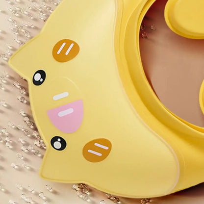 Soft Waterproof Baby Shower Cap for Eye & Ear Protection