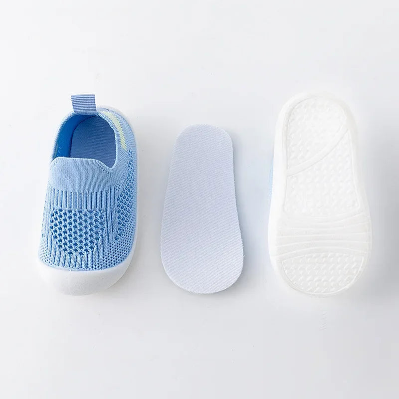 Breathable Mesh Slip-On Sneakers for Toddlers 0-3T