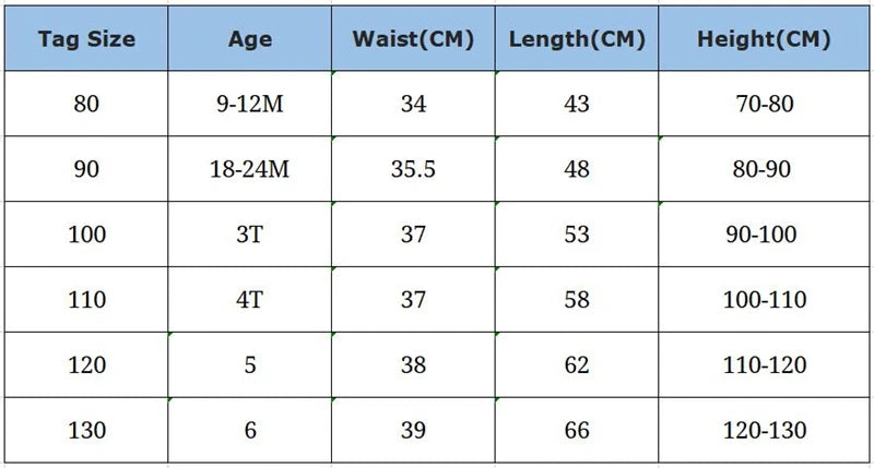 Cotton High Waist Leggings for Baby Girls and Boys