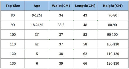 Cotton High Waist Leggings for Baby Girls and Boys