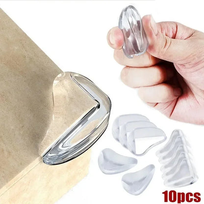 10pcs Baby Silicone Corner Protectors & Socket Covers