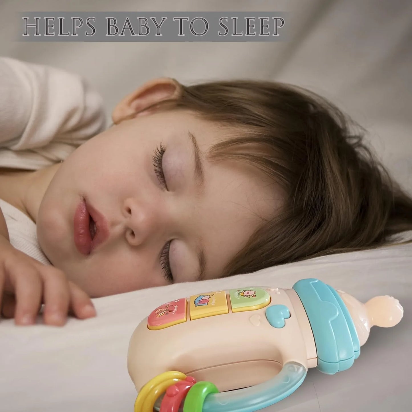 Musical Soothing Bottle Toy for Babies 18M+