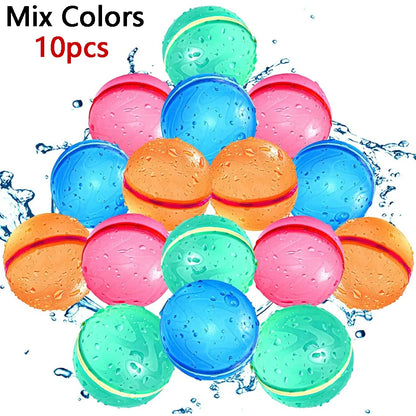 Reusable 6.5cm Water Balls with Magnetic Closure для Summer Fun