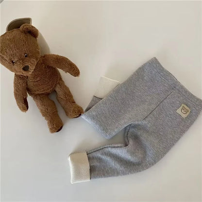 Children's Cartoon Warm Leggings with Feet for Cold Weather