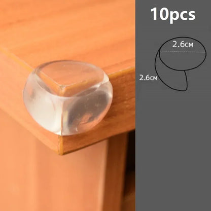 Silicone Corner Protectors for Baby Safety - 4 or 10 Pack
