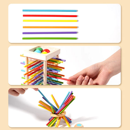 Montessori Wooden Counting Sticks Toy for Kids