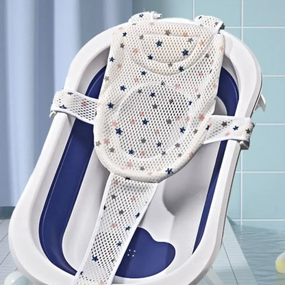 Adjustable Anti-Slip Baby Bath Cushion and Pillow Mat