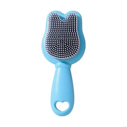 Silicone Scalp Massager Brush for Babies with Cartoon Design