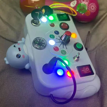 LED Light Switch Sensory Board for Toddlers 2-4 Years