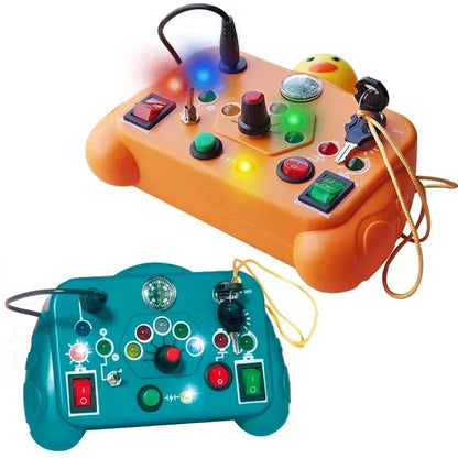 LED Light Switch Sensory Board for Toddlers 2-4 Years
