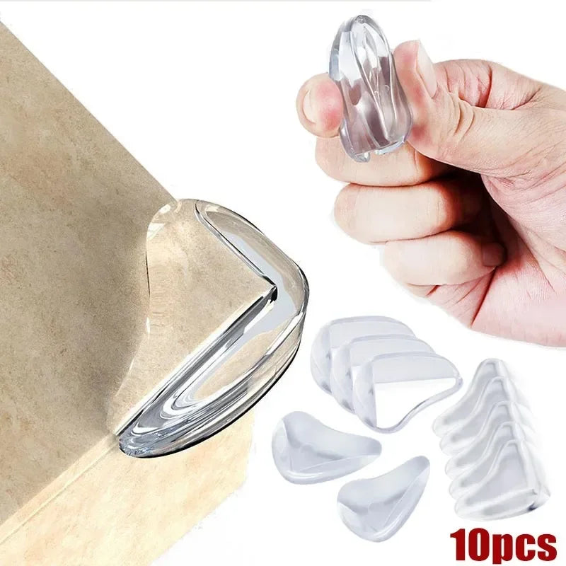 10pcs Baby Silicone Corner Protectors & Socket Covers