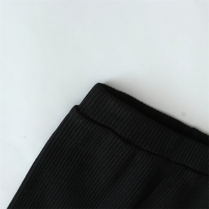 Cotton High Waist Leggings for Baby Girls and Boys