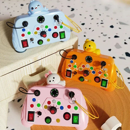 LED Light Switch Sensory Board for Toddlers 2-4 Years