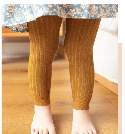 Cotton Stretch Leggings for Baby Boys and Girls (0-6 Years)