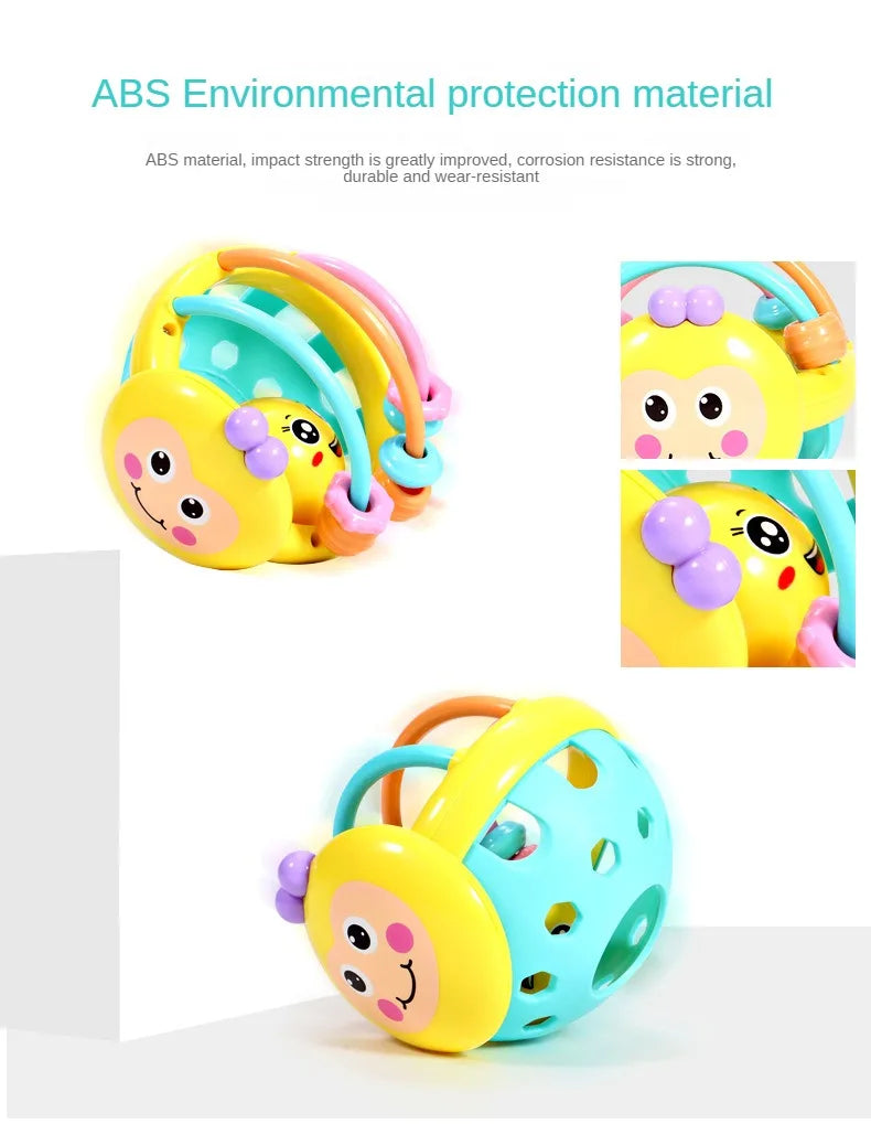 Bendy Baby Walker Rattle Ball for Infants 0-12 Months