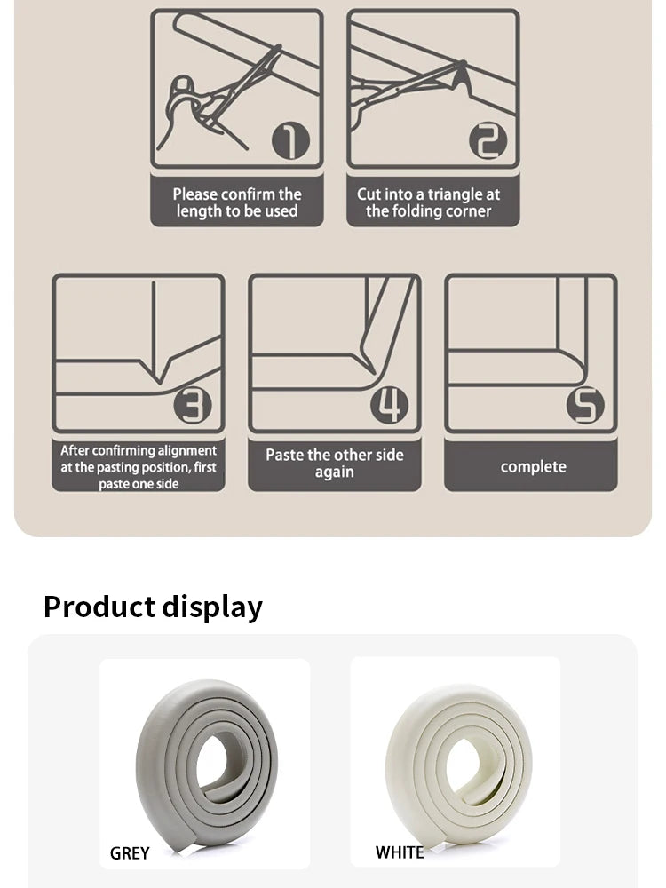 Corner Safety Bumper Strips for Baby Protection