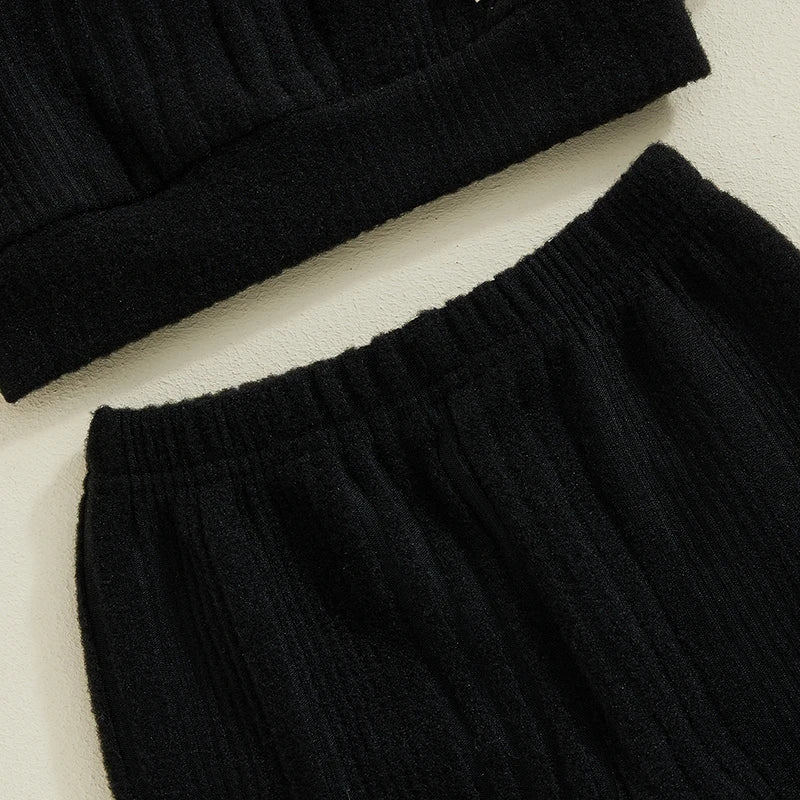 Baby Boy 2-Piece Warm Sweater and Pants Set for Fall