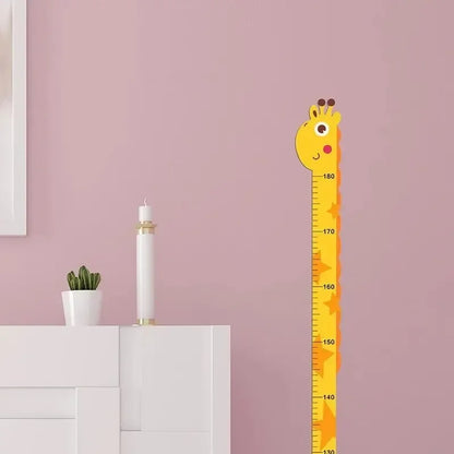 Giraffe Height Ruler Wall Sticker for Kids Nursery Decor