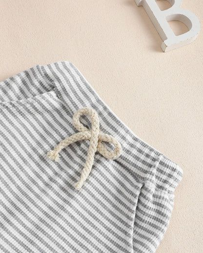 Baby Boys Soft Hoodie and Pants Set for Autumn Winter