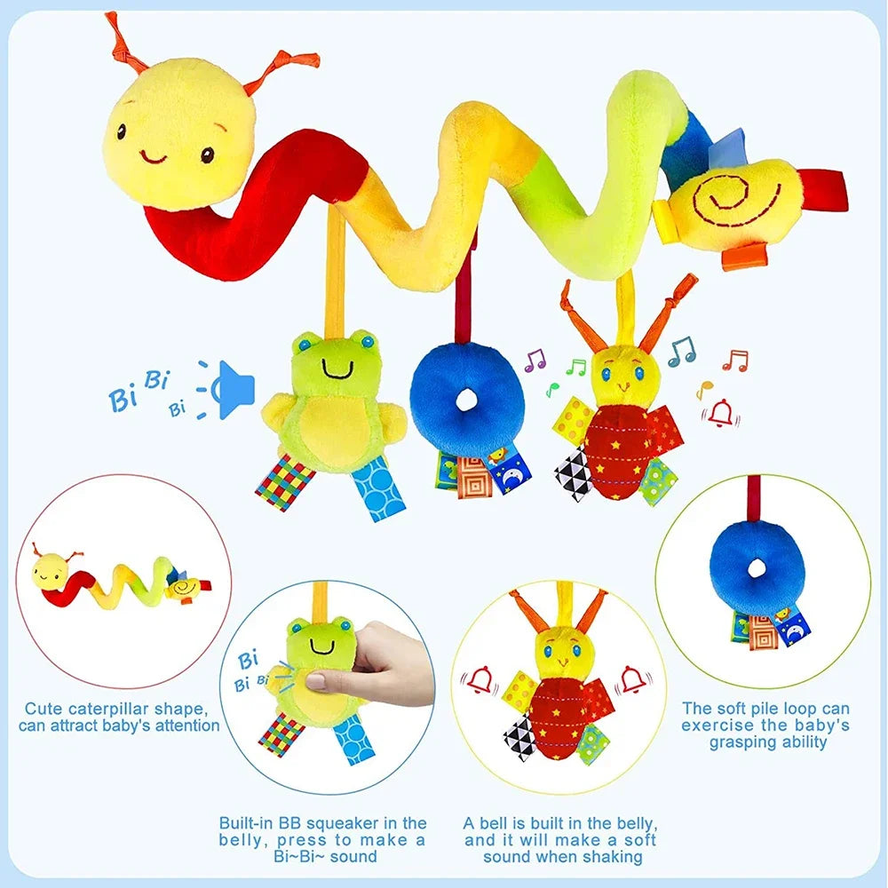 Plush Baby Rattles and Teething Toys for Early Learning