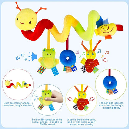 Plush Baby Rattles and Teething Toys for Early Learning