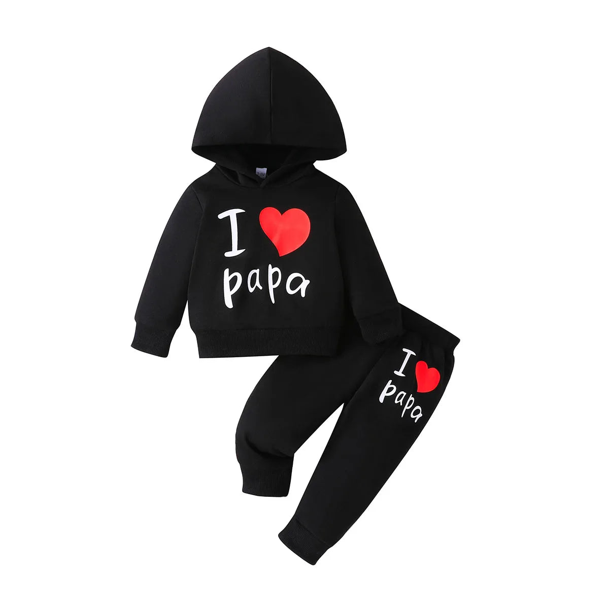Unisex Baby Hoodie and Pants Outfit for 3-24 Months