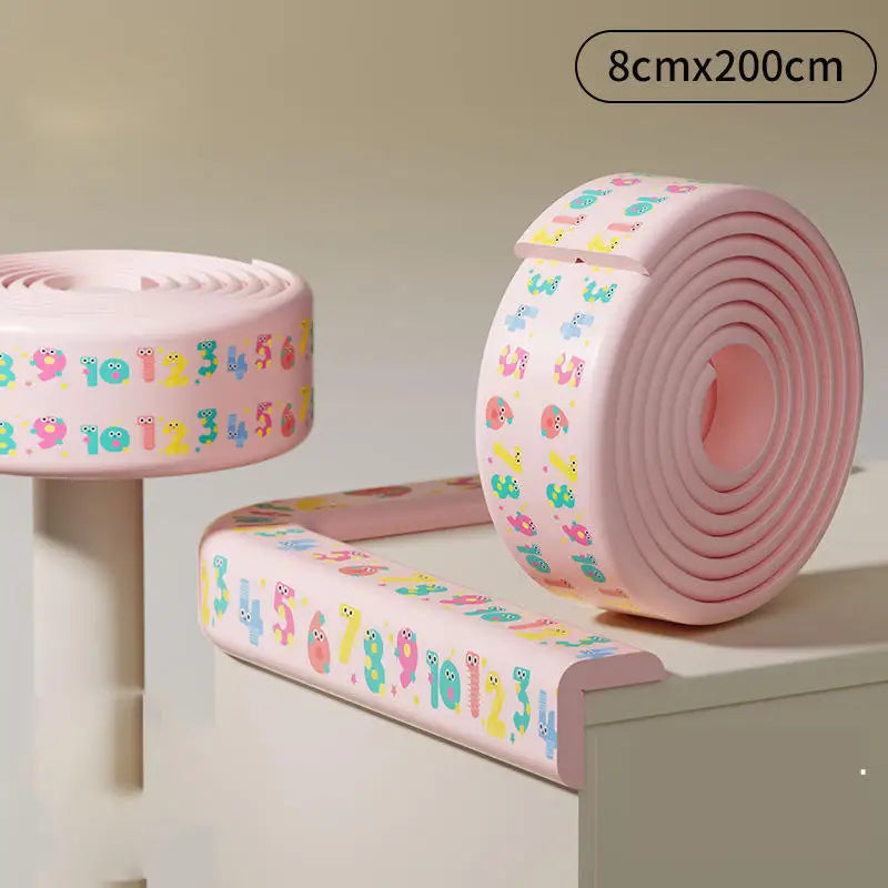 Kids Corner and Edge Safety Foam Bumper Guard Strip 2m
