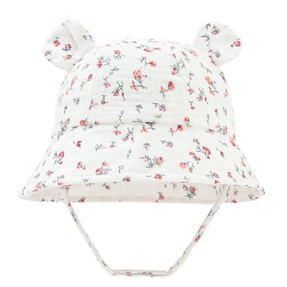 Soft Muslin Cotton Baby Sun Hat for 3-12 Months