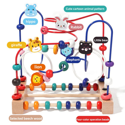 Educational Building Blocks and Beads for Toddlers 1-3 Years