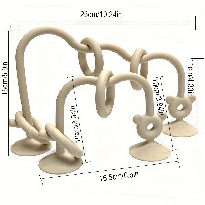 Silicone Bead Tabletop Toy for Baby Learning and Play