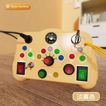 LED Light Switch Sensory Board for Toddlers 2-4 Years