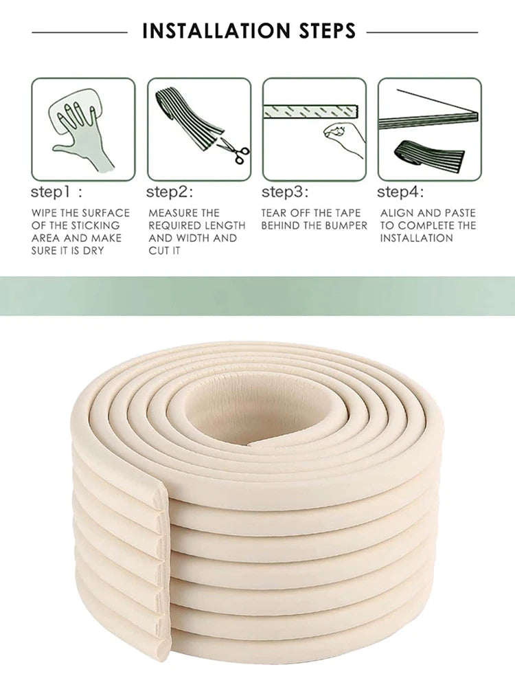 Baby Safety Foam Edge and Corner Cushions for Kids 2M