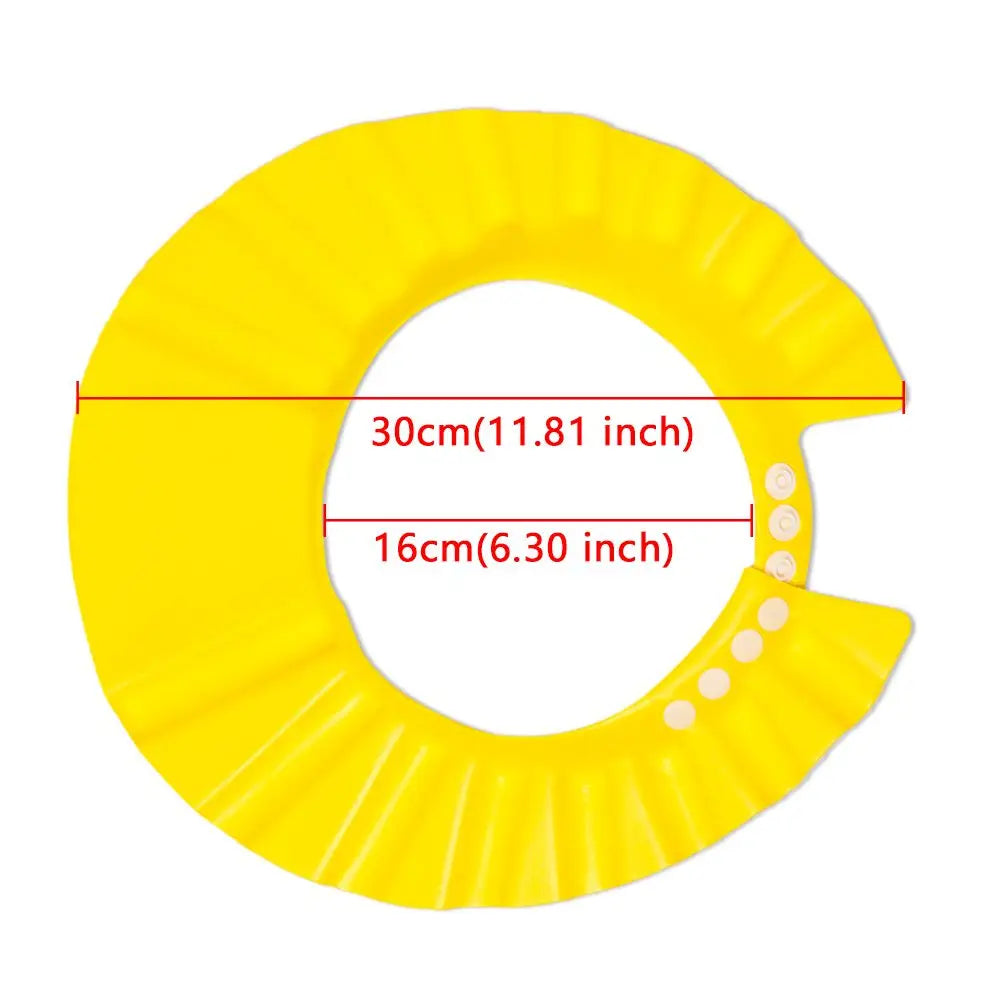 Kids Adjustable Hair Wash Shower Cap with Ear Protection