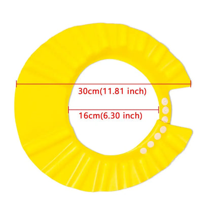 Kids Adjustable Hair Wash Shower Cap with Ear Protection