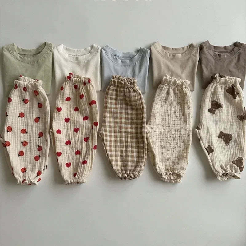 Organic Cotton Baby Pants for Newborns and Toddlers