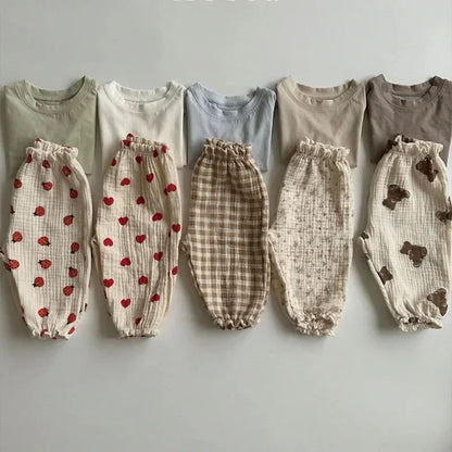 Organic Cotton Baby Pants for Newborns and Toddlers