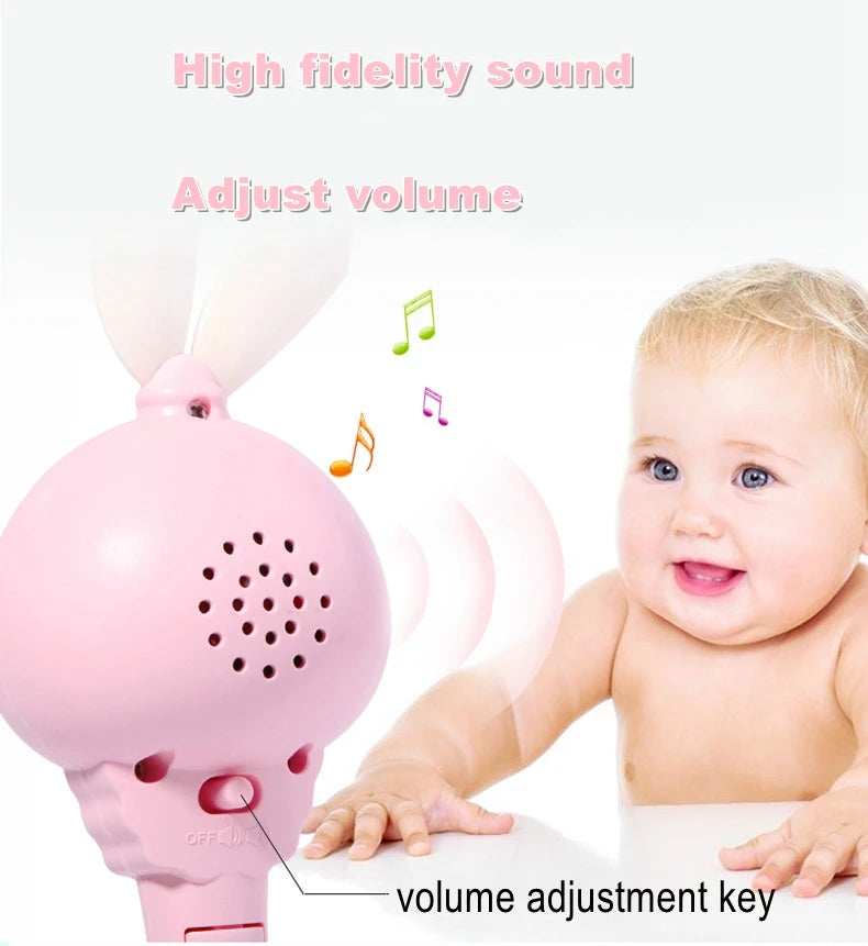 Smart Bunny Musical Rattle Toy for Newborns and Infants