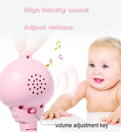 Smart Bunny Musical Rattle Toy for Newborns and Infants