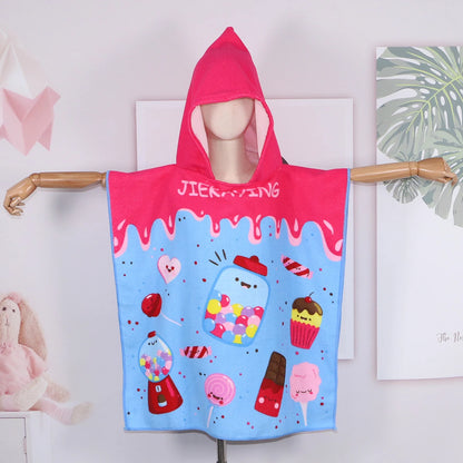 Dinosaur Hooded Bathrobe for Kids and Infants