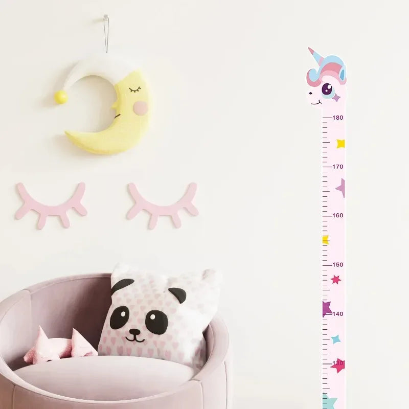 Giraffe Height Ruler Wall Sticker for Kids Nursery Decor